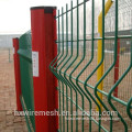 plastic green welded mesh fence
